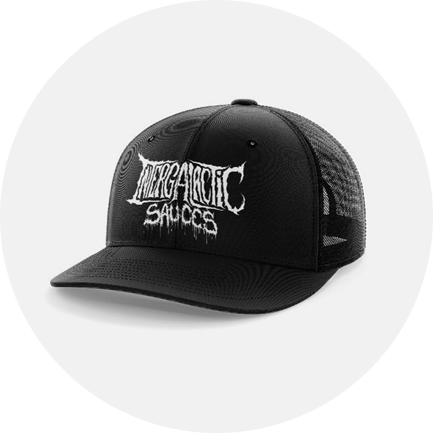 Metal logo embroidered hat